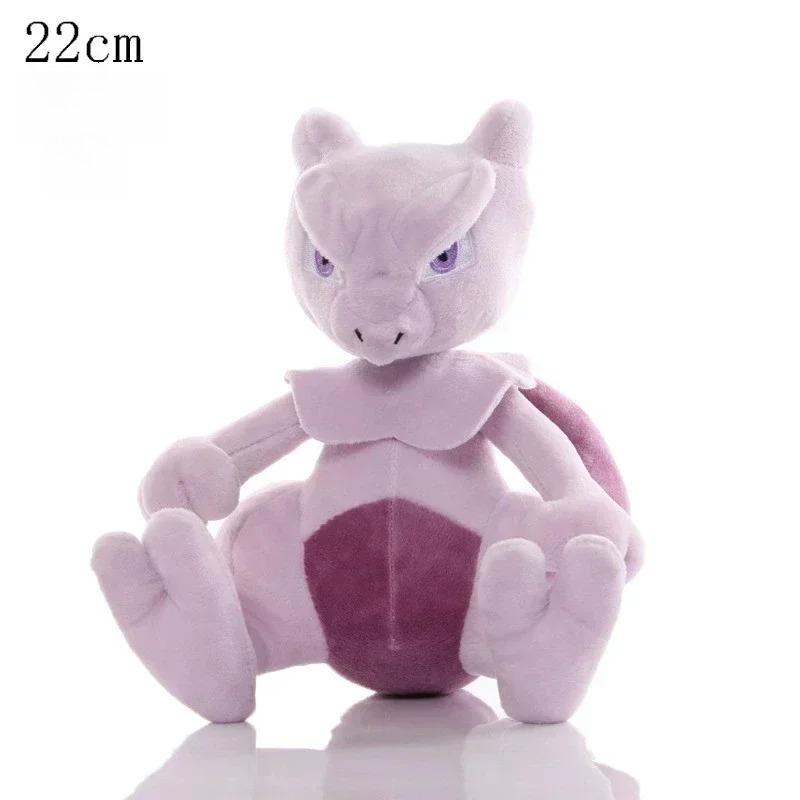 16-25CM Pokémon Plush Toy Pikachue Gengar Raichu Squirtle Eevee Charmander Bulbasaur Mewtwo Children's Birthday Christmas Gifts