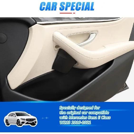 LHD ABS Car Door Handle Storage Box Handle Inner Side Organizer Boxes For Mercedes Benz E-Class W213 2016-2021 Auto Accessories