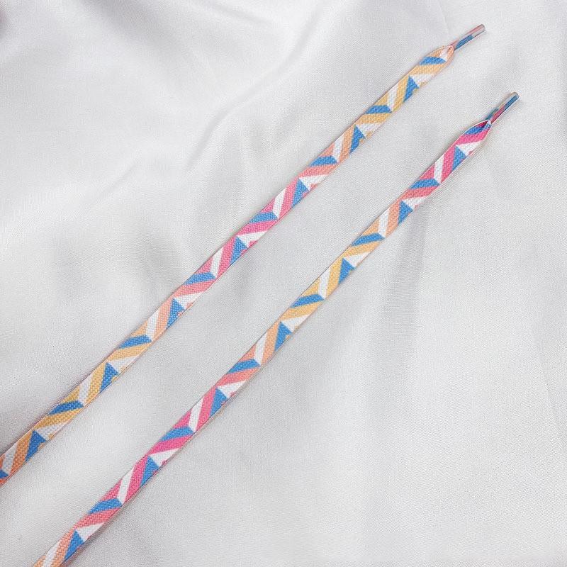 Шнурки Ice Cream для тенниса, плоские градиентные шнурки для кроссовок, радужные высокие спортивные шнурки для женщин и мужчин