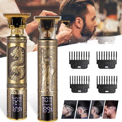 Электрическая машинка для стрижки волос с цифровым дисплеем для локальных жирных волос и лысых волос