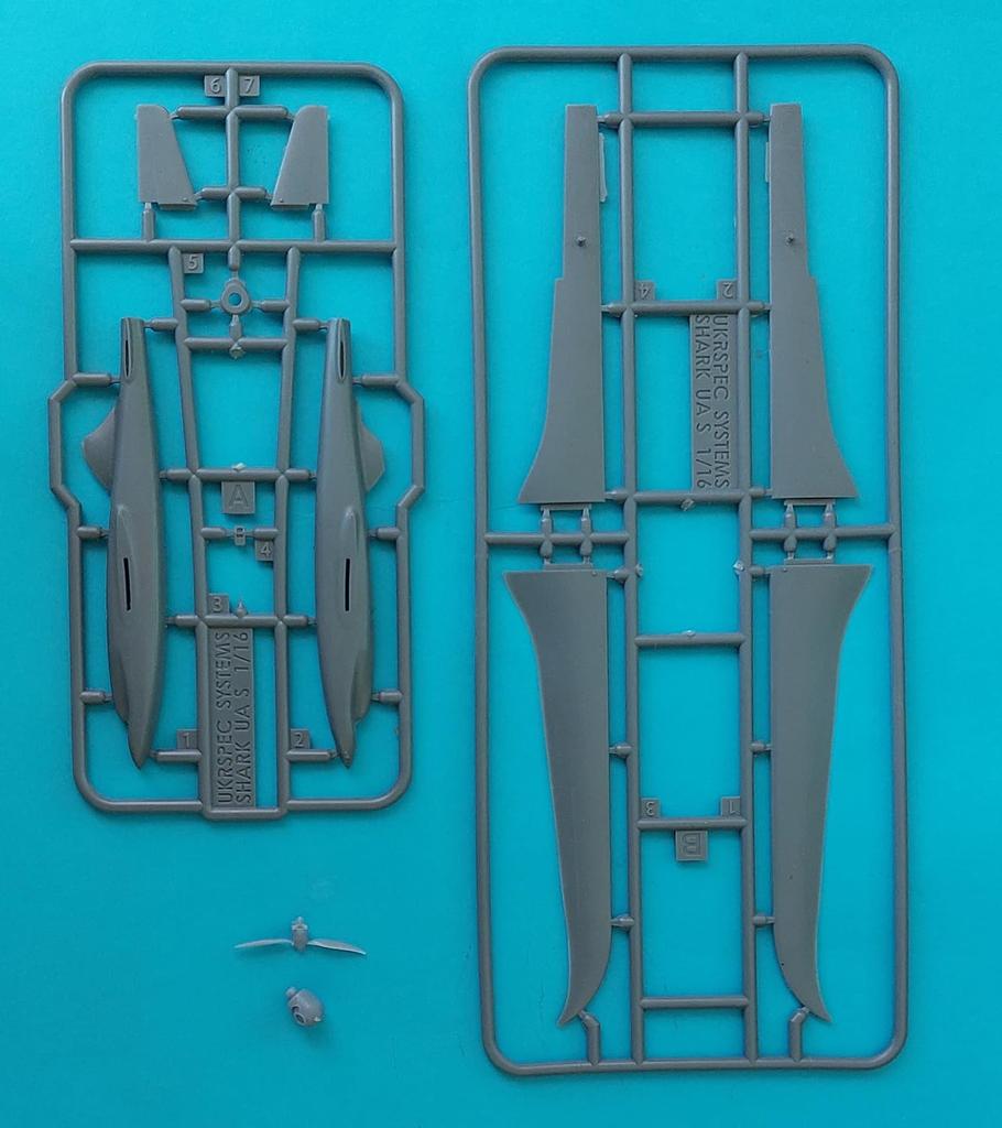 Micromil Украина Ukurspec Systems Shark Yuas Беспилотный летательный аппарат Пластиковая модель 1/16 MKR16-001