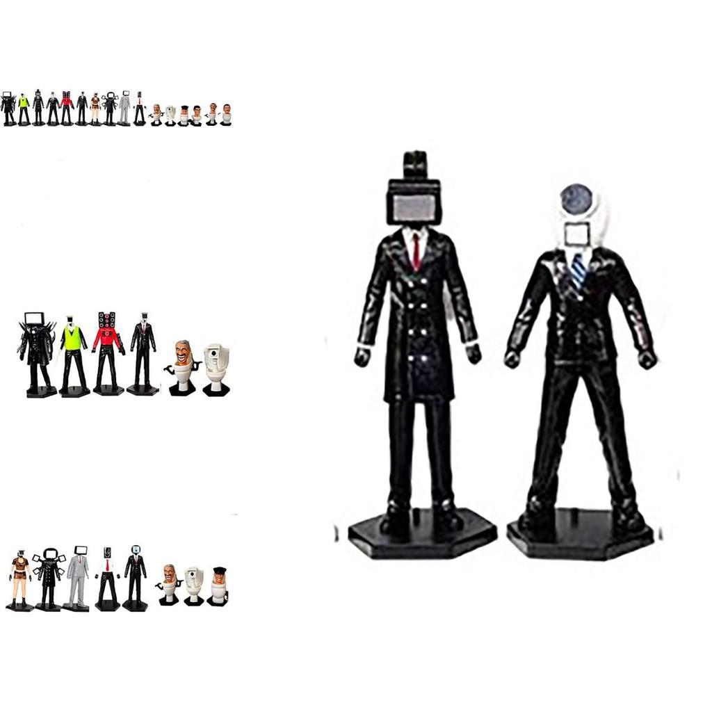Фигурки Скибиди Туалет ПВХ Ручная работа Игровая модель Домашние украшения Подарки для мальчиков
