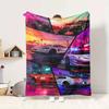 City Lights Flannel Blanket Throw Blanket Soft Warm Sofa Bed Camping Home Decor Unique Christmas Gift C9211744