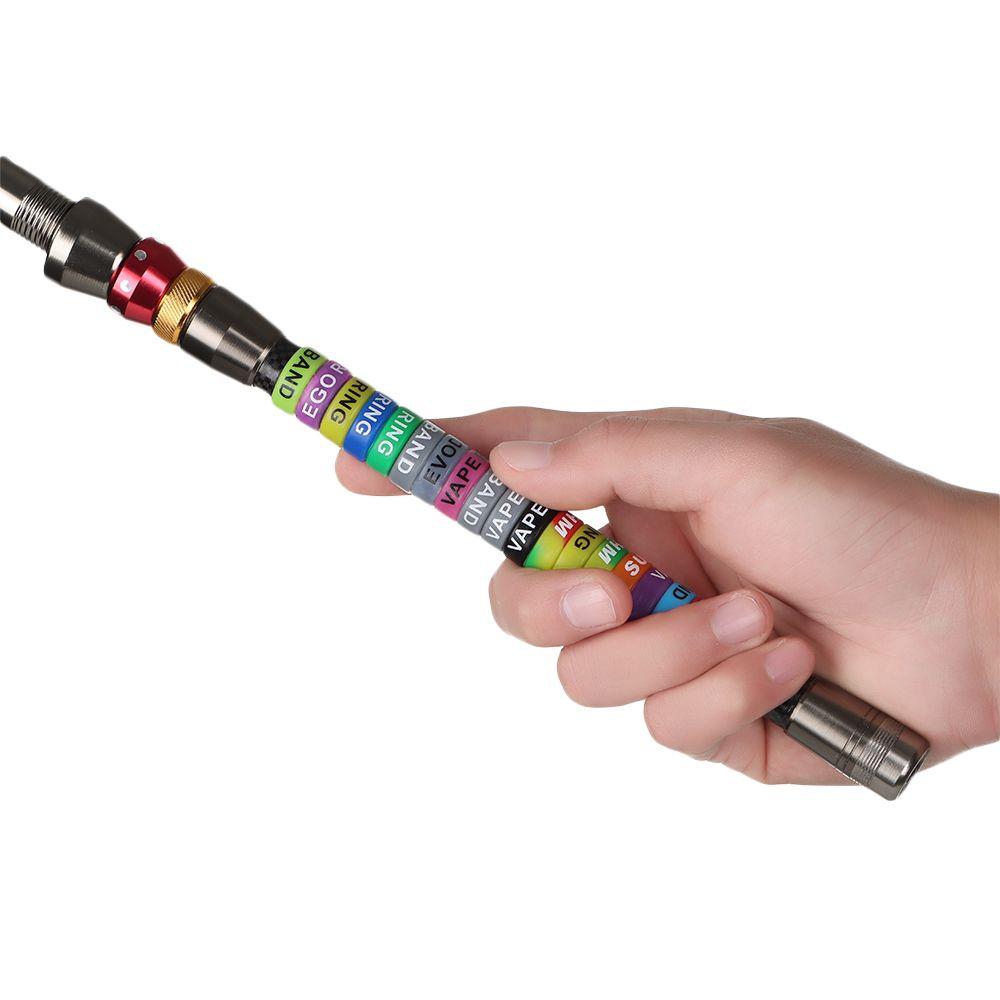 10pcs Silica Gel Fishing Rod Handle Anti-Slip Ring Protective Case Fishing Tackle O-shaped Ring