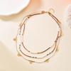Retro Multi-layer Bead Necklaces Vacation Style Colorful Clavicle Chain Collarbone Chain Choker Bohemian Necklaces Girl