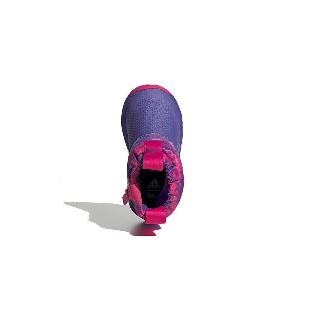 Детская обувь Disney x Adidas, водонепроницаемая и теплая, высокие, для малышей, фиолетово-розовая, для младенцев и малышей, FV4270
