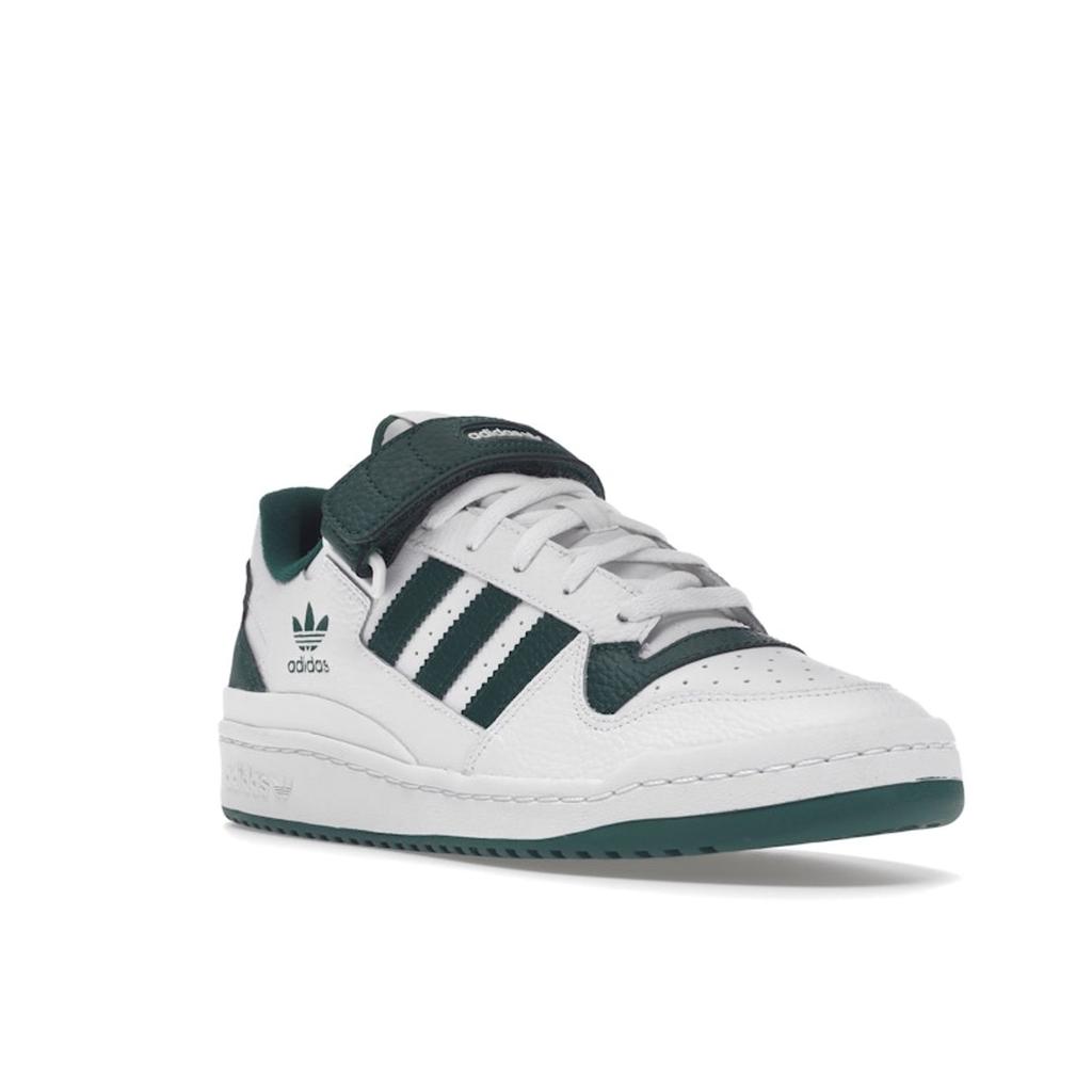 Adidas Forum Low White Collegiate Green Кроссовки унисекс Cloud-White GY5835