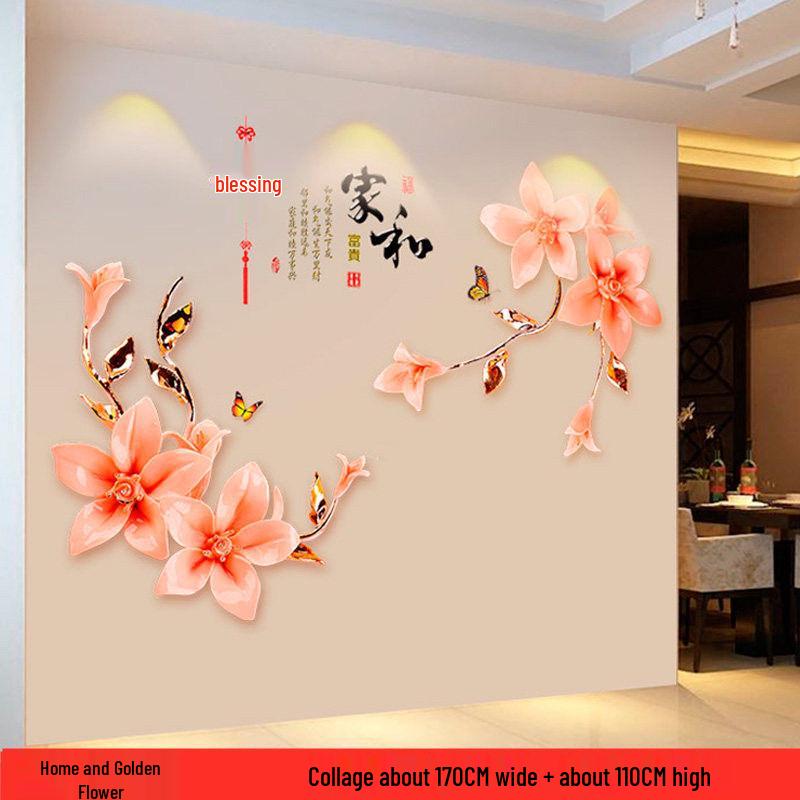 Самоклеящиеся настенные наклейки в китайском стиле для декора гостиной и спальни