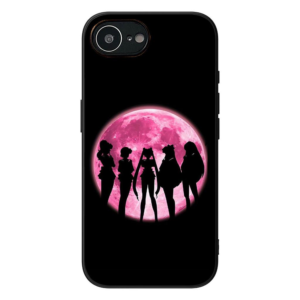 S-Sailors Аниме Девушка Луна Защитный Чехол для Apple iPhone 16 17 Air 14 15 Pro Max Plus 16+ 16E 14+ ProMax Чехол для Телефона