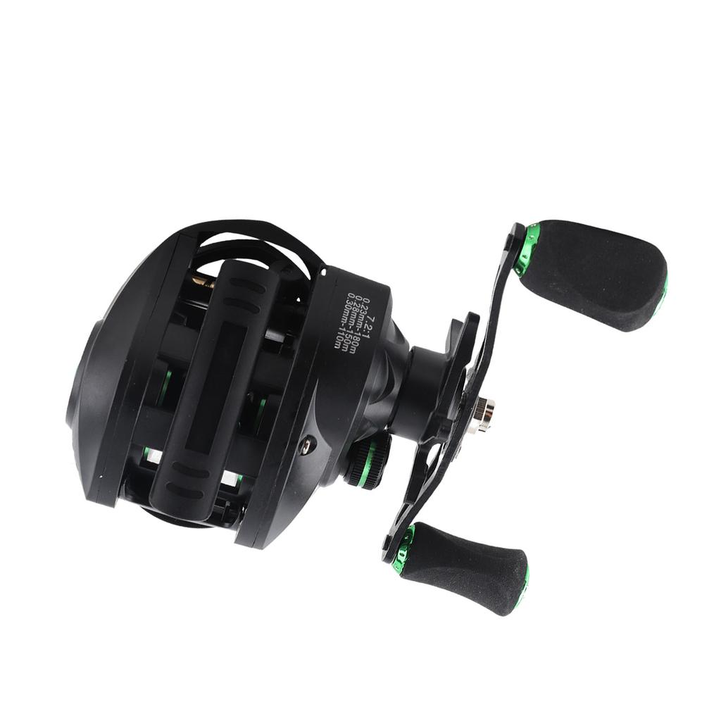 HL Металлическая катушка для бейткастинга Левая рука Магнитный тормоз Рыболовный аксессуар