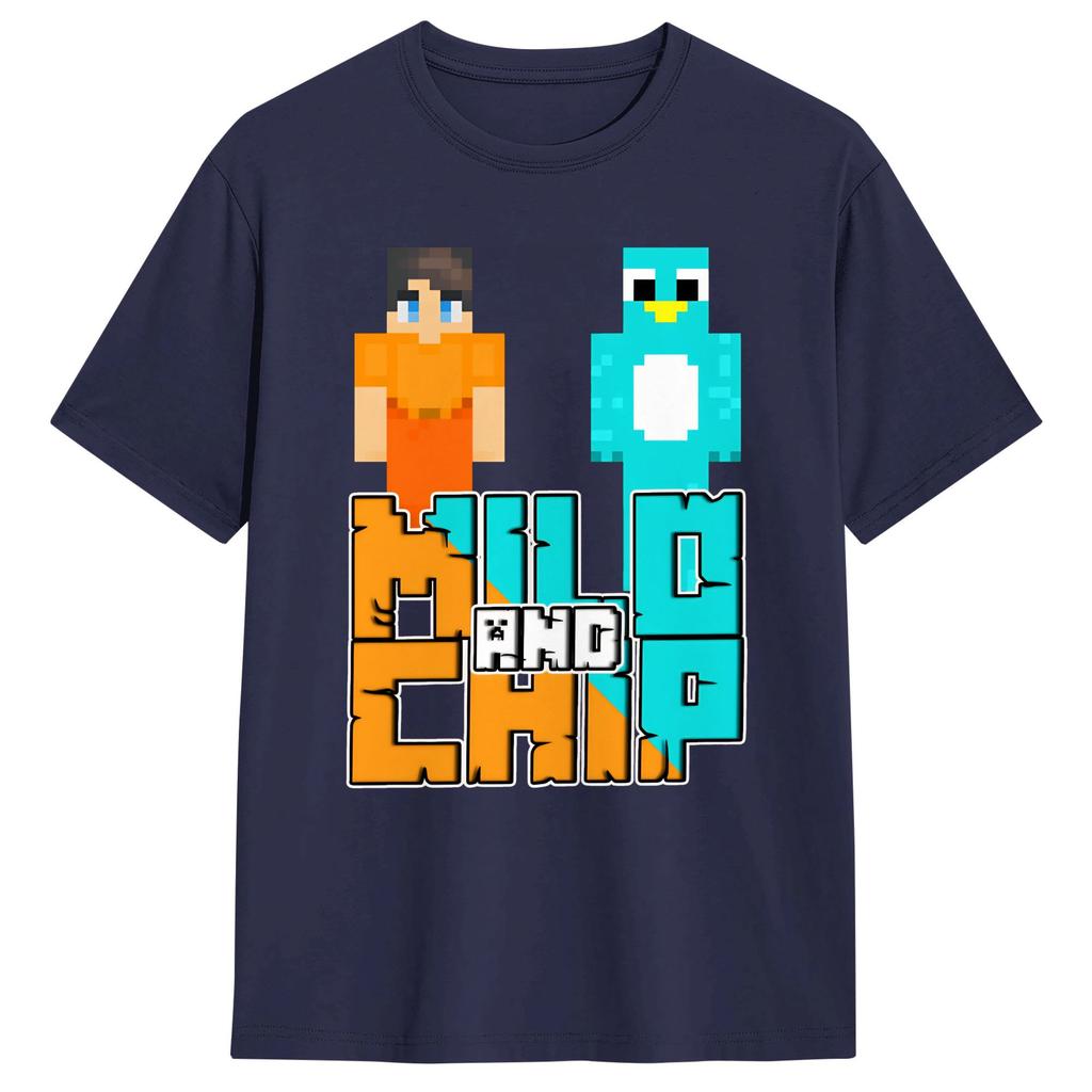 Milo And Chip Tshirt For Unisex Casual 100 Cotton Tee Shirt Crewneck Short Sleeve T Shirts Plus Sizeclothing