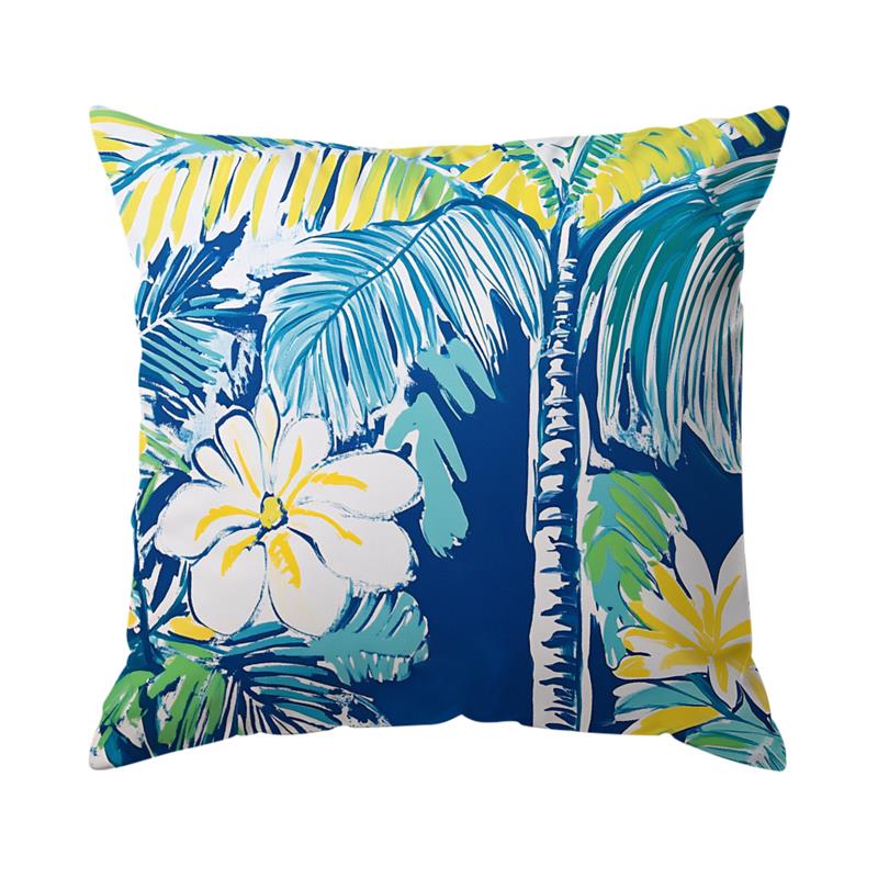 Summer Series Pillowcase Hot Palm Trees Pattern Polyester Cushion Cover Throw Pillow Sofa Decoration Pillowcover Home Decor