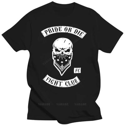 Мужская летняя футболка смешной принт короткий рукав футболка Pride Or Die Shirt Бойцовский клуб Мужская повседневная футболка K1 Бокс Муай Тай BJJ