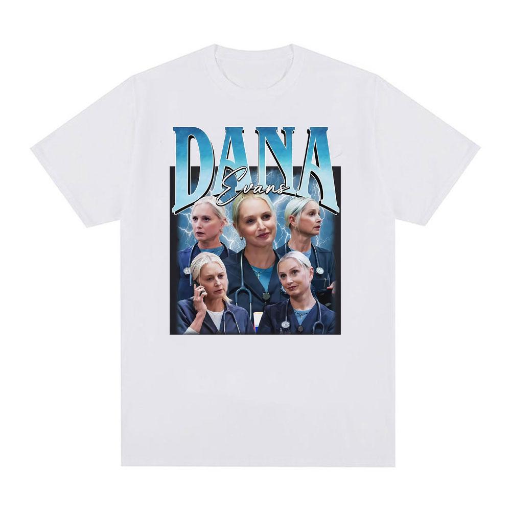 Dana Evans Vintage Retro Nurse Fan Print T Shirt Unisexs Clothing Fashion Vintage Short Sleeve Tshirts Casual Oversized Tee Shirt
