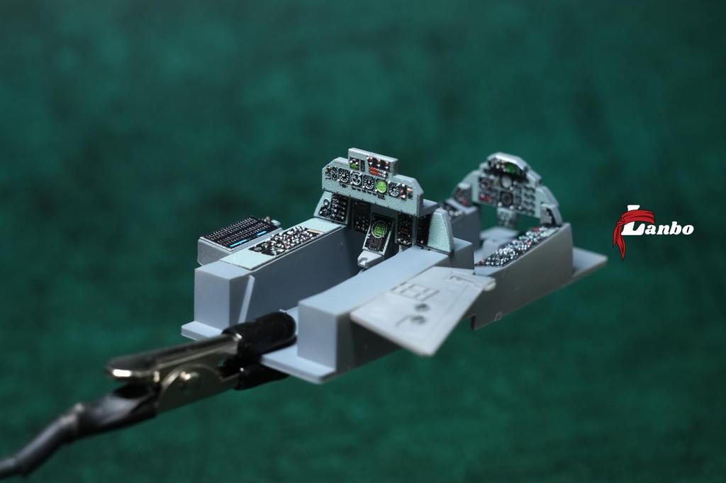 Lambo Models 1/48 F-4J Phantom II Interior 3D Decal (for Hasegawa) Plastic Model Decal LNB48174 (Airplane)