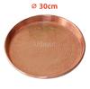 Pure copper fruit plate Handmade hotpot tray Copper Wedding plate A flat plate with two ears Seafood dinner plates