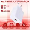Xiaomi 80W EU Super Fast Charger For OnePlus 10 Pro 11 12 13 13T Nord CE 2 3 Lite 4 5 N300 OPPO Realme Type C USB Flash Charging Cable