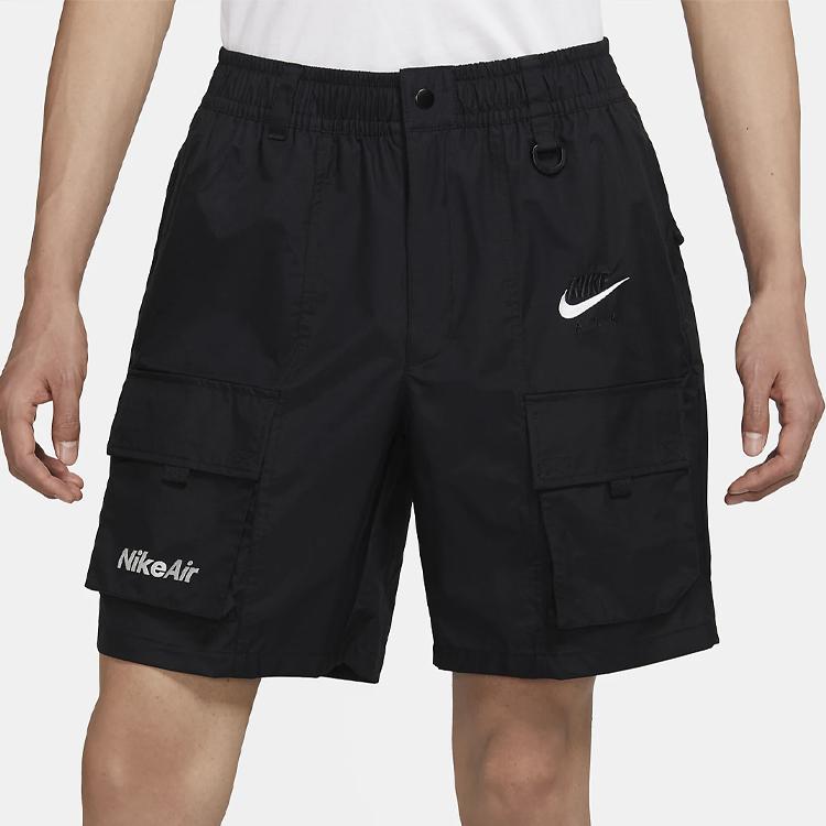Nike Мужские шорты-карго Черные Умеренные CU4127-010