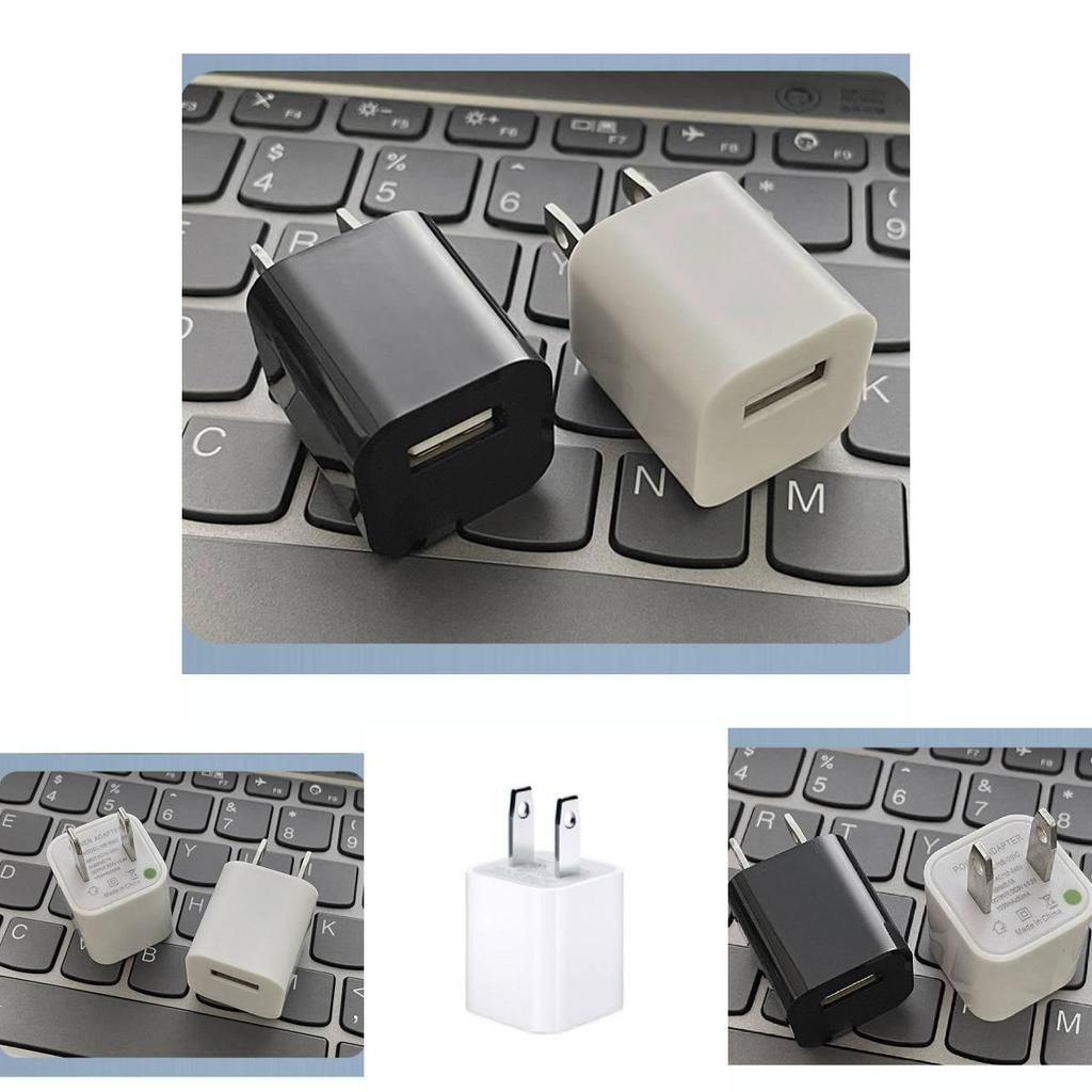 Универсальный USB-адаптер-зарядное устройство 5V 1A для смартфонов и мелкой бытовой техники с сертификацией FCC CE