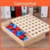 Wooden 4 Chess Connected Line Game Board Children Puzzle Toy For Childrens Indoor Play