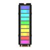 5 В 3-контактный ARGB Sync Computer 2280 SSD M2 Radiator PC RGB M.2 Hard Disk NVMe Cooler Heatsink M.2 2280 NVME SSD Heatsink Cooler Vest