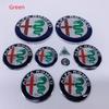 1set 9pcs for Alfa Romeo 156 159 166 149 GT CAR Logo 74mm Hood Trunk Wheel Center Cap Emblem Brera Spider Giulietta StelvioZA3 