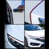 5/10M Chrome Car Door Edge Protection Strip Auto Door Anti Collision Strip Door Moldings Trim Adhesive Scratch Protector