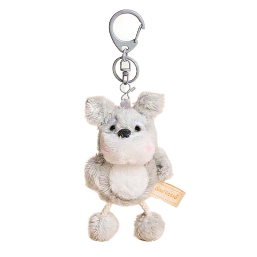 Брелок для ключей в виде куклы-медведя, забавный мультяшный брелок для ключей в виде животного, милый плюшевый кулон для собаки, сумка-подвеска