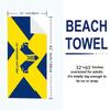 Hellas Verona Print Beach Towel, Large Soft Quick Dry Towel for Beach Camping Swimming