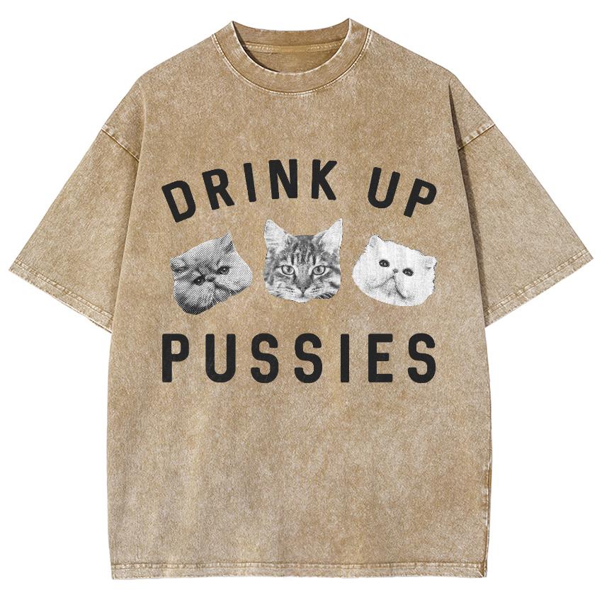 Унисекс футболка с принтом кота, из стираной джинсовой ткани, мягкая, оверсайз, с коротким рукавом, винтажный женский топ для повседневной носки, мужская