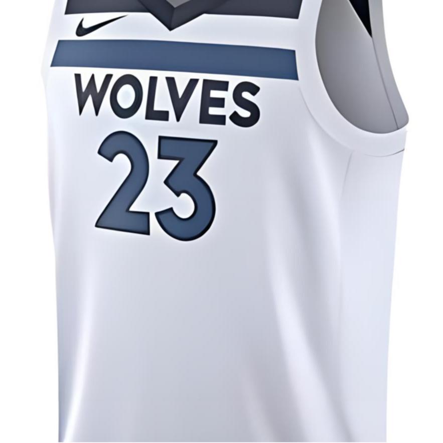 Nike X NBA Collaboration SW Fan Edition Minnesota Timberwolves Jimmy Butler 23 дышащая баскетбольная майка мужская белая синяя 864431-102