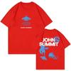 Футболка John Summit Tour Crewneck Streetwear Футболки для женщин и мужчин в стиле хип-хоп унисекс модные свободные повседневные топы Harajuku с коротким рукавом
