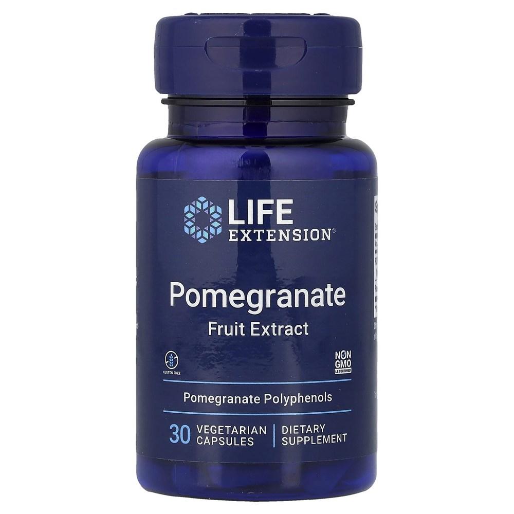 Life Extension Экстракт плодов граната 30 растительных капсул, 3 шт., 30 таблеток Ингредиенты: может быть изменено по | 3 шт. 30 таблеток