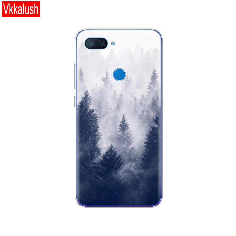 Силиконовый чехол для Xiaomi mi 8 LITE, чехол 6,26 дюйма, прозрачный чехол из ТПУ, милый чехол для Xiaomi mi 8 lite, задняя крышка для Xiaomi mi8, чехол