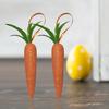 5 шт. Пасхальная имитация моркови, сверкающая Золотая мощность, полистирол, пенополистирол, яркий цвет, искусственная морковь, фрукты, овощи, украшение, домашний декор