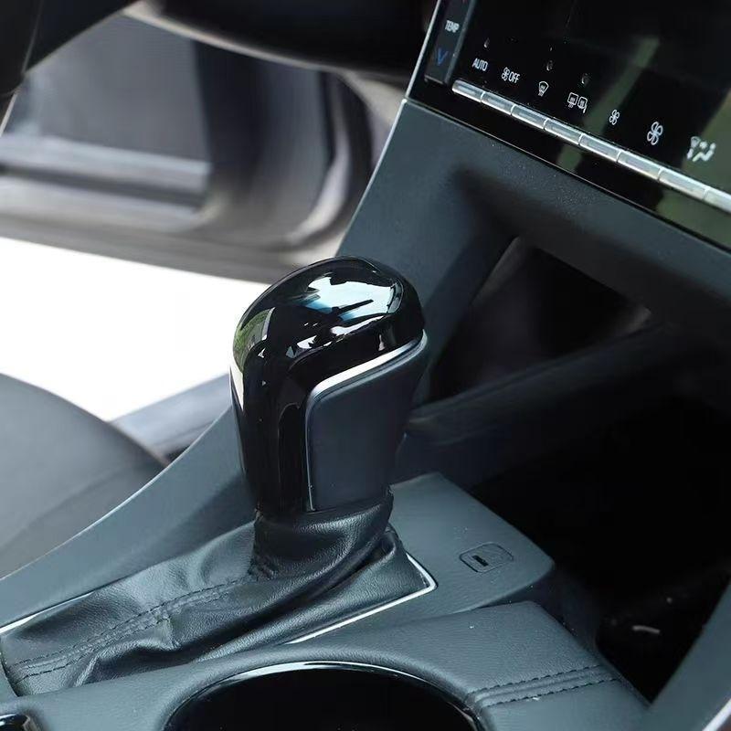 Для Toyota Yaris Cross   22 23 Аксессуары для интерьера ABS Карбоновое волокно Накладка на ручку переключения передач автомобиля Накладка-наклейка на набалдашник