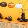 Mini Pumpkin Hanging Ornaments Thanksgiving Harvest Home Tree Decorations Reusable Hanging Pumpkin Ball for Autumn Holiday Party Supplies
