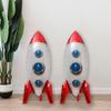 Foil Balloons 4D Rocket  Outer Space Suppliers Rocket Mylar Balloon  Boy