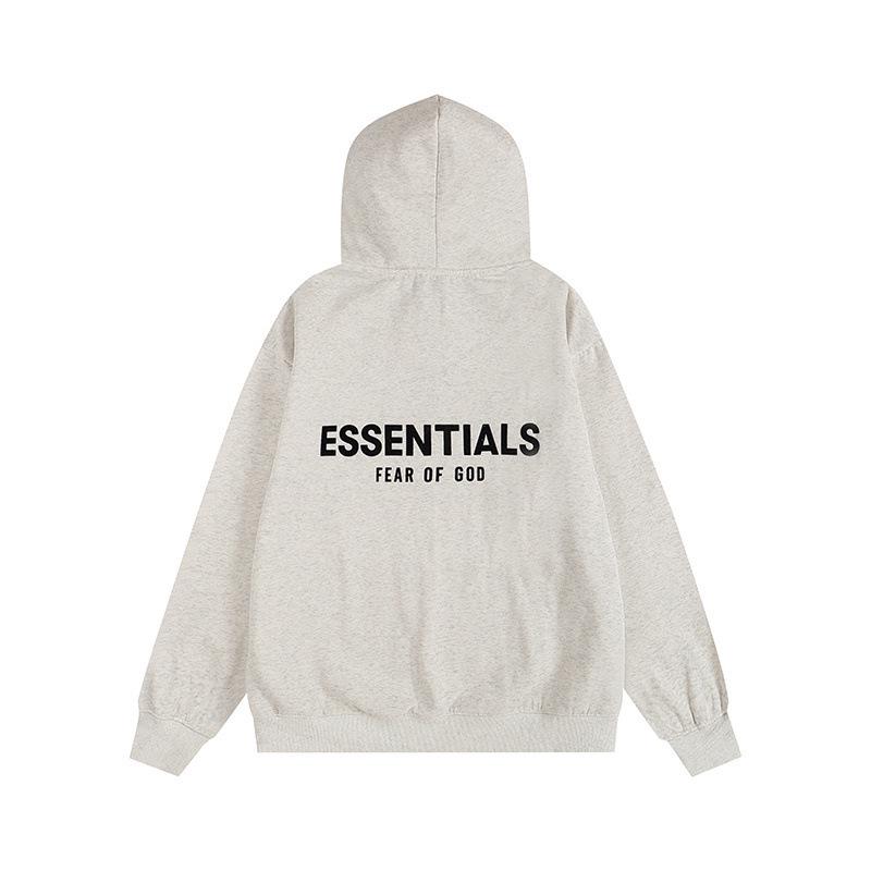 Худи Fog Essentials с flocked-буквами - Унисекс, свободный крой, с подкладкой из плюша