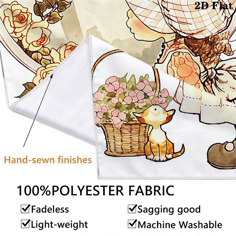 Sarakey Wall Tapestry Aesthetic Wall Hanging Printed Fabric Blanket Decorative Tapestries For Bedroom Living Room Home Decor