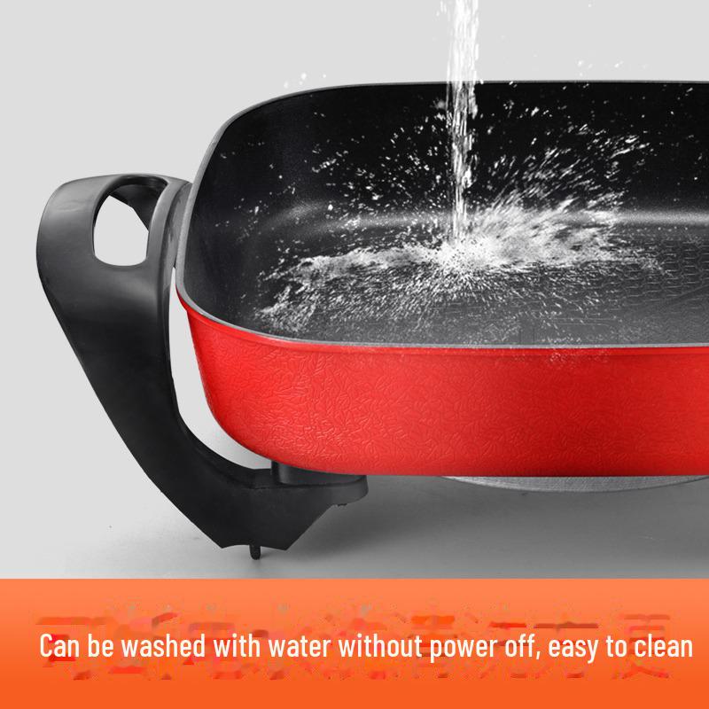 Многофункциональная электрическая кастрюля с антипригарным покрытием: Шабу-шабу, рагу, жаркое, подарочный набор.