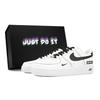 Nike Кроссовки Air Force 1 Low Skateboard Мужские Женские Унисекс, Черно-Белые 315122-111(Команда18-)