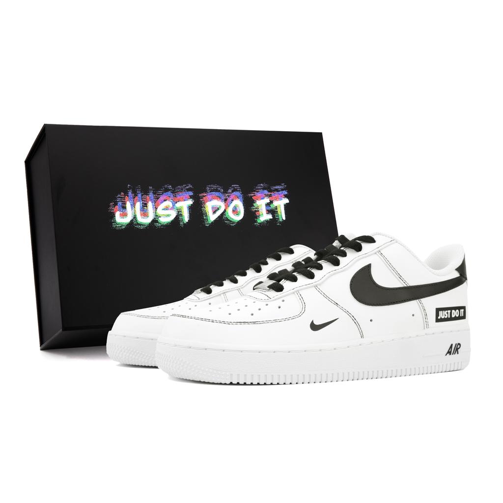 Nike Кроссовки Air Force 1 Low Skateboard Мужские Женские Унисекс, Черно-Белые 315122-111(Команда18-)