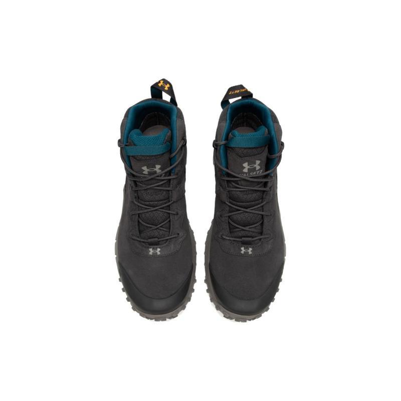Under Armour Ua Micro G Valsetz Trek Mid Кожаные Водонепроницаемые Тактические Ботинки 'Серый' Кроссовки 3025577-100