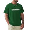 Coding Dad Like A Normal Dad But Cooler Programmer Dad TShirt heavyweights oversized t shirt men