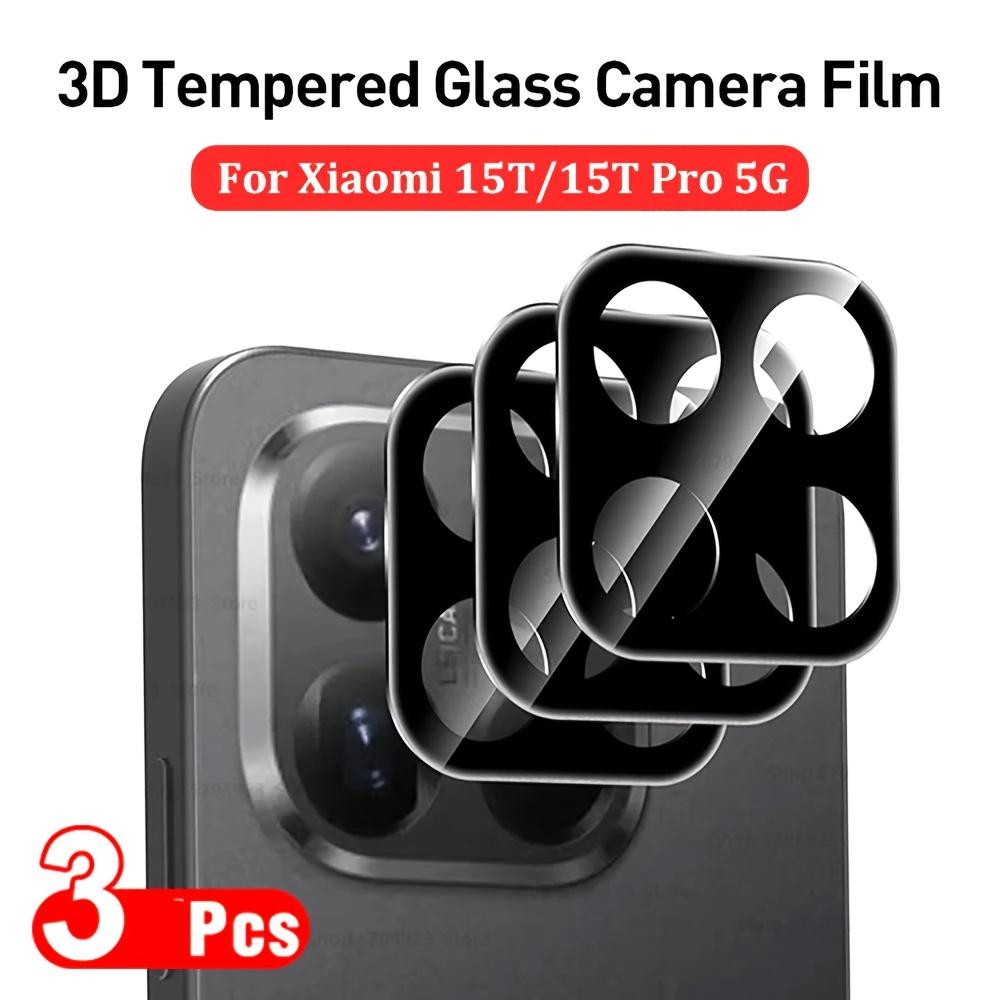 3 шт. Изогнутая защита объектива камеры для Xiaomi 15T Pro/ 15T Закаленное стекло Стекло для заднего объектива Аксессуар Пленка