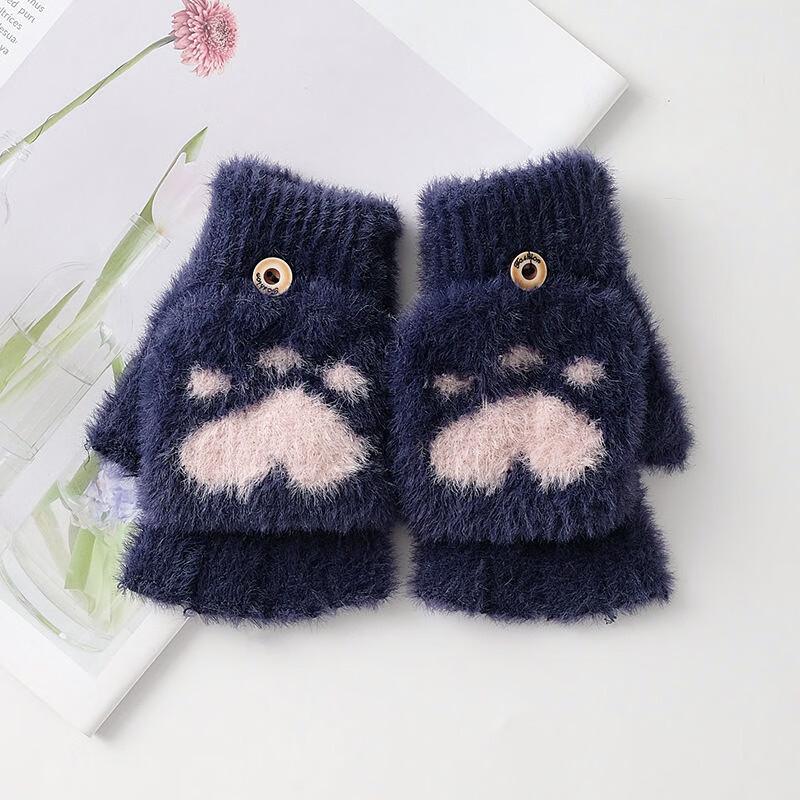 ЗВЕЗДА REACH Зимние перчатки без пальцев с откидным верхом в виде кошачьих лапок