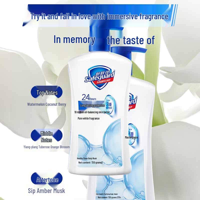 Гель для душа Safeguard Pure White