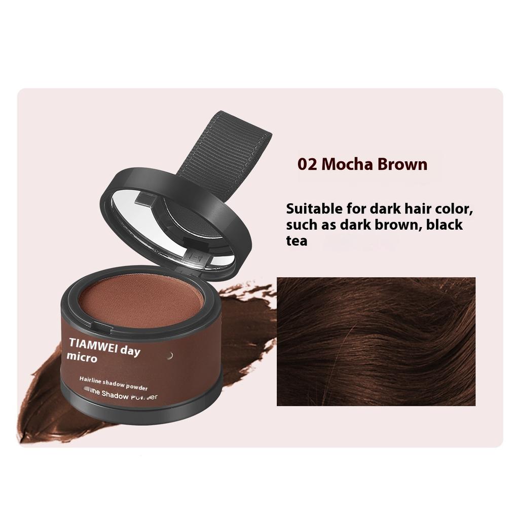 Тени для волос Пудра Заполняет тонкие волосы Уход за волосами Переиздание Чехол Водостойкий Ретушь Не Легко Обесцвечивать в течение длительного времени