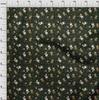 oneOone Cotton Flex Forest Green Fabric Cowboy Sewing Material Print Fabric By The Yard 40 Inch